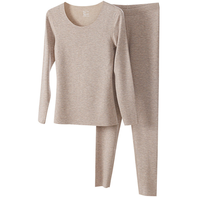 [Class A cashmere silk] German velvet thermal underwear women's suit seamless heating warm clothing autumn pants wholesale