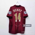 05-06 arsenal home jersey #14 star plus premier league