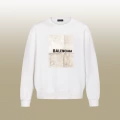 B1078 round neck white