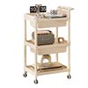 Household Storage Trolley Storage Rack Push Tool Cart Care Cupping Cart Bedroom Baby Products Storage Rack