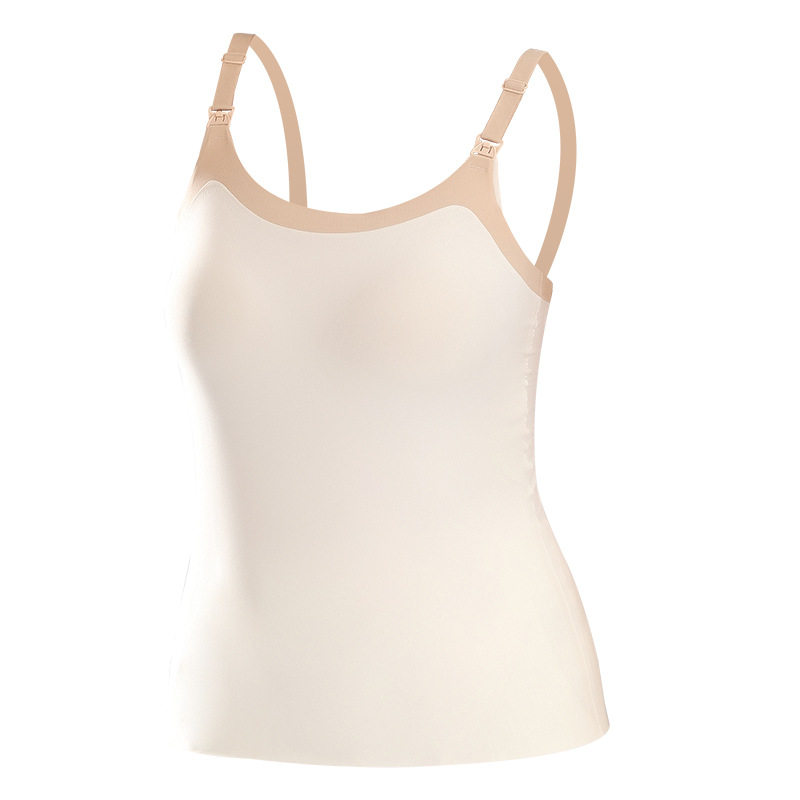 New style with chest pad pregnant women's nursing camisole postpartum nursing small camisole autumn manufacturer