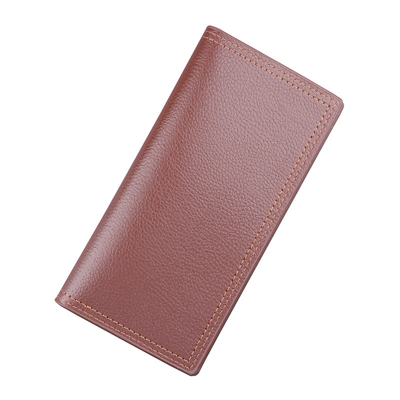 Men's wallet wholesale card set one long men's wallet ultra-thin men's wallet thin retro factory spot