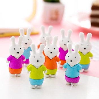 Cartoon small animal eraser creative cute student eraser School small prize kindergarten children school supplies