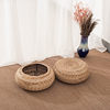 Straw Futon Cushion Tatami Bay Window Cushion Round Sitting Pier Rattan Thickened Household Tea Ceremony Meditation Mat