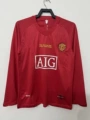 Manchester United 2007-08 Home Champions League Version Long Sleeve