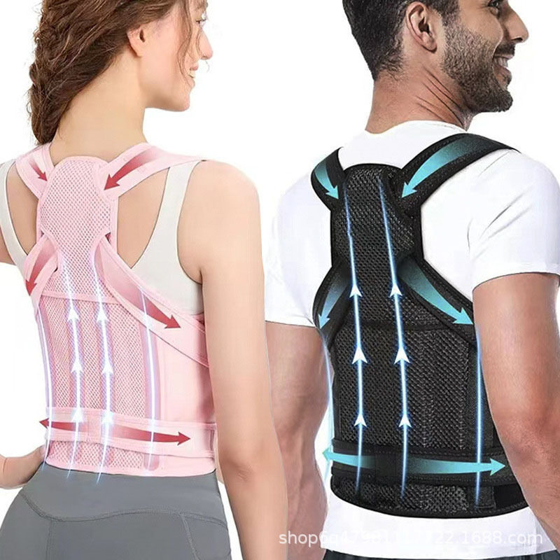 Cross-Border Posture Corrector for Men and Women, Shoulder Opening Posture Correction Belt, Home-Use Ready Stock, Invisible Anti-Hunchback Device