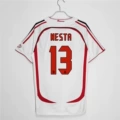 Ac white short sleeve custom number 13