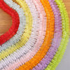 in stock 2.5cm color pleated lace I-shaped snow yarn belt DIY handmade decorative clothing accessories wholesale