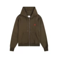 Brown [403 small love zipper style]