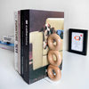 Solid Wood Simple Donut Beech Wood Storage Bookshelf Desktop Student Stand Book Holder Tiktok