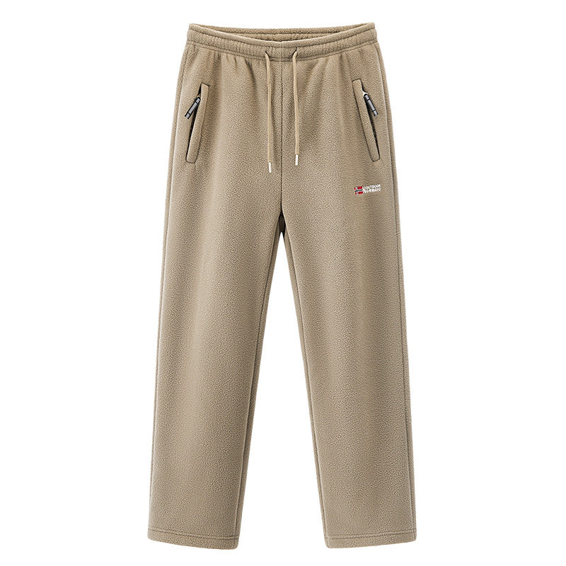 出口挪威大码保暖加厚双层带帽摇粒绒外贸跨境欧码加绒卫衣卫裤潮