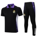C1139# Real madrid black (purple collar)