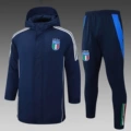 2425 italian cotton coat royal blue