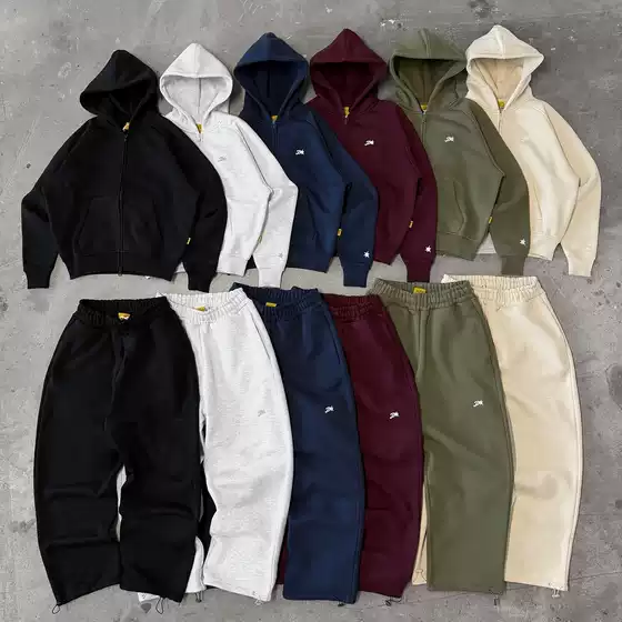 26 Popular European and American Trendy Brands, Ins-Style Heavyweight Sweatshirts and Pants for Men and Women, Printed American Street Hip-Hop Personalized Clothing