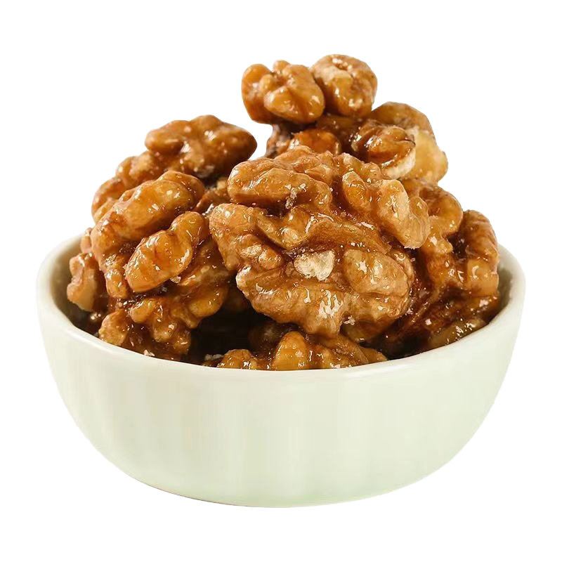 Amber walnut kernel honey cooked walnut nut fried goods New Year snack crispy sweet sugar walnut kernel
