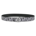 7 gray with silver buckle