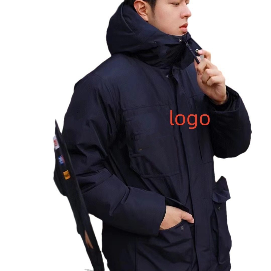 Winter New High-Quality Feijia Co-Branded Men's and Women's Outdoor Mountaineering Cold-Proof Clothing Casual Sports down Jacket 6910