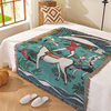 Factory Ready-Made Pet Oil Painting Tapestry Cotton Thread Office Nap Blanket Scandinavian Style Woven Jacquard Craft Customization