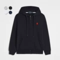 Zippered black with red label - cotton