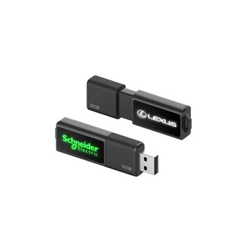 Promotional Acrylic USB Flash Drive, Acrylic USB Flash Drive with Light 16Gb, Creative Luminous USB Flash Drive 32Gb, Push-Pull USB Flash Drive 64Gb