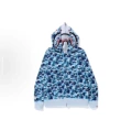 Camouflage double hat blue