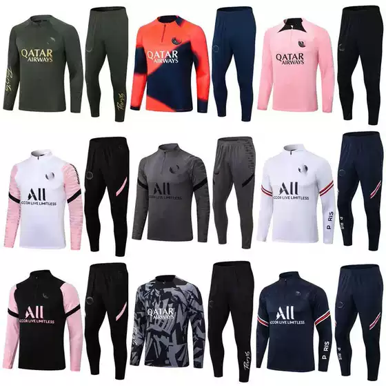 Paris Football Training Clothes Inter Dot Chelsea Arsenal AC Tottenham Barcelona Napoli Long Sleeve suit