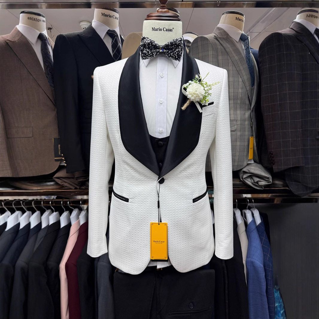 Man suit casual groom's wedding suit 3-piece suit