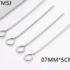 Wholesale 9-Shaped Needle Plated with Real Gold Color-Preserving Nine-Shaped Needle Beads DIY Handmade Accessories Earrings Necklace Connection Accessories Materials