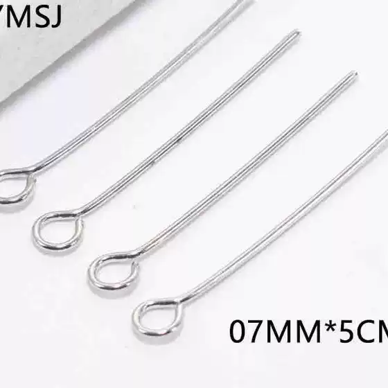 Wholesale 9-Shaped Needle Plated with Real Gold Color-Preserving Nine-Shaped Needle Beads DIY Handmade Accessories Earrings Necklace Connection Accessories Materials
