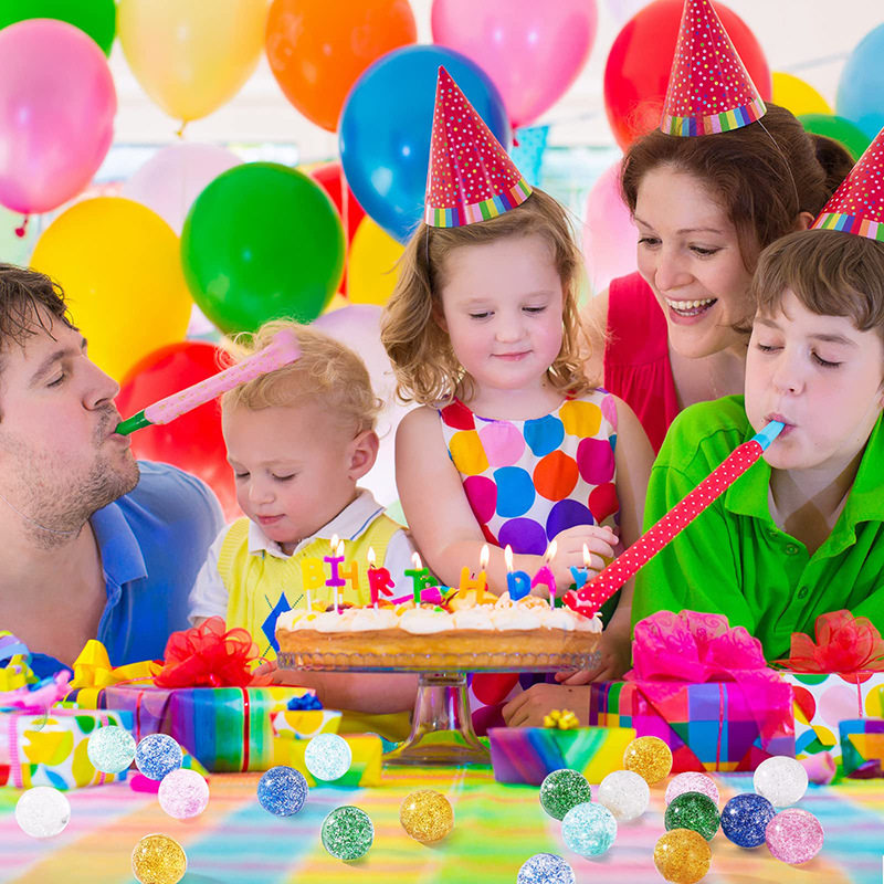 27MM Elastic Ball Transparent Fine Powder Elastic Ball Floating | Children's Toy Elastic Jumping Ball Gashapon Blind Box