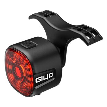 GIYO intelligent induction brake tail light road mountain bike night riding bright waterproof warning safety light