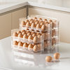 Wholesale Stackable Egg Storage Box Refrigerator Side Door Special Egg Trough Crisper Kitchen Organizing Egg Tray Artifact