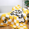 Puppy Half-Velvet Sofa Blanket Air-Conditioned Room Warm Shawl Blanket Office Nap Simple Knitted Thread Blanket Blanket
