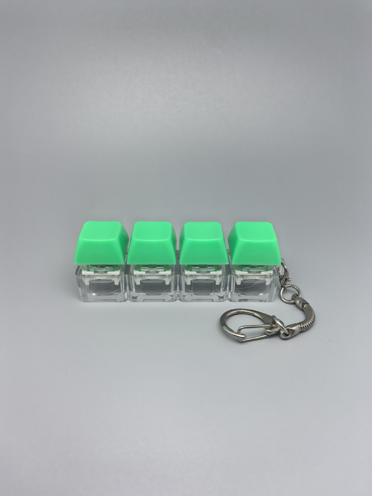 四键马卡龙按键解压玩具钥匙扣键盘办公摸鱼按键解压玩具跨境
