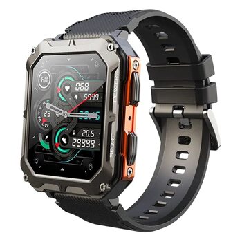 Cross-Border Model C20 Pro Smart Watch with Bluetooth Calling, 1.83inch Outdoor Rugged Sports Features, Heart Rate and Blood Oxygen Monitoring