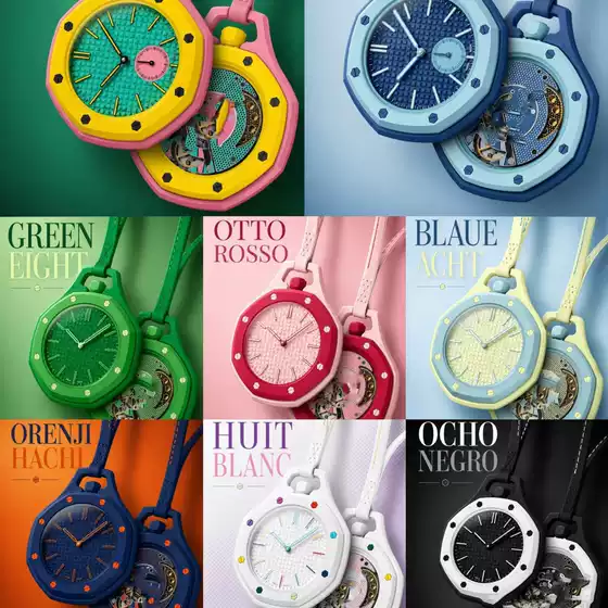Royal Century Collaboration Luxury Versatile Ap Octagonal High-Value Design Niche Dopamine Pocket Watch