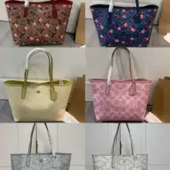 Ole C's New Cherry City Tote Bag Satchel Shoulder Classic Presbyopic Shopping Bag Large Capacity Mommy Bag