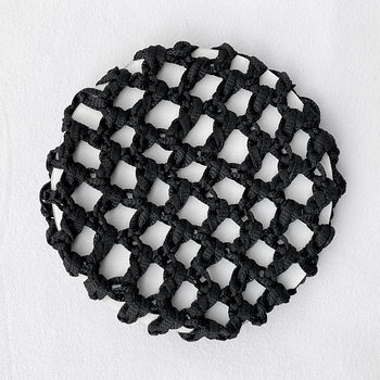 Hand-crocheted professional Net pocket nurse stewardess waiter hair flower replaceable replaceable hair net ball head net pocket