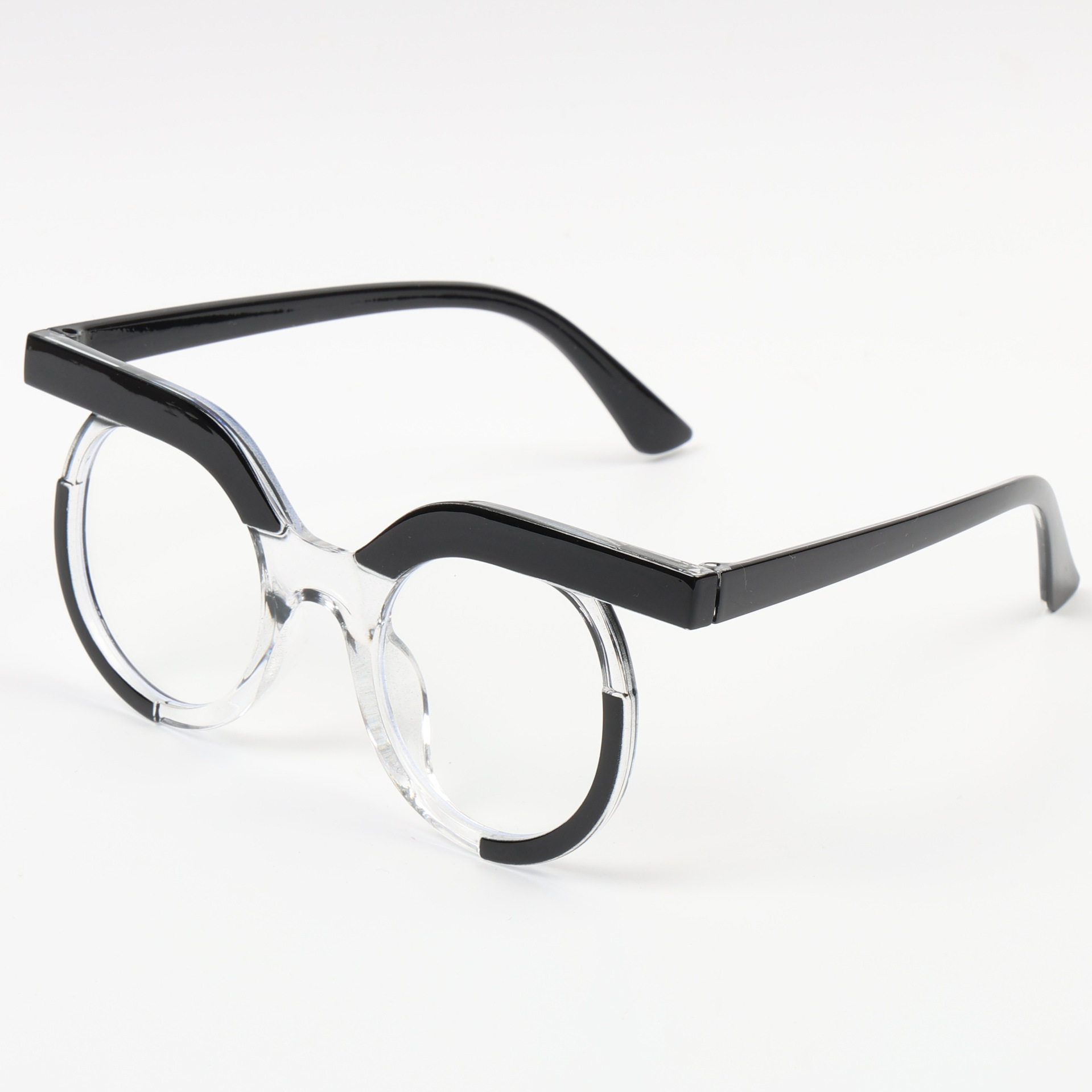 Personalized Owl Anti-Blue Light Glasses, Fashionable Niche Large Frame Street Photography Glasses Frame, Trendy Party Decorative Flat Glasses