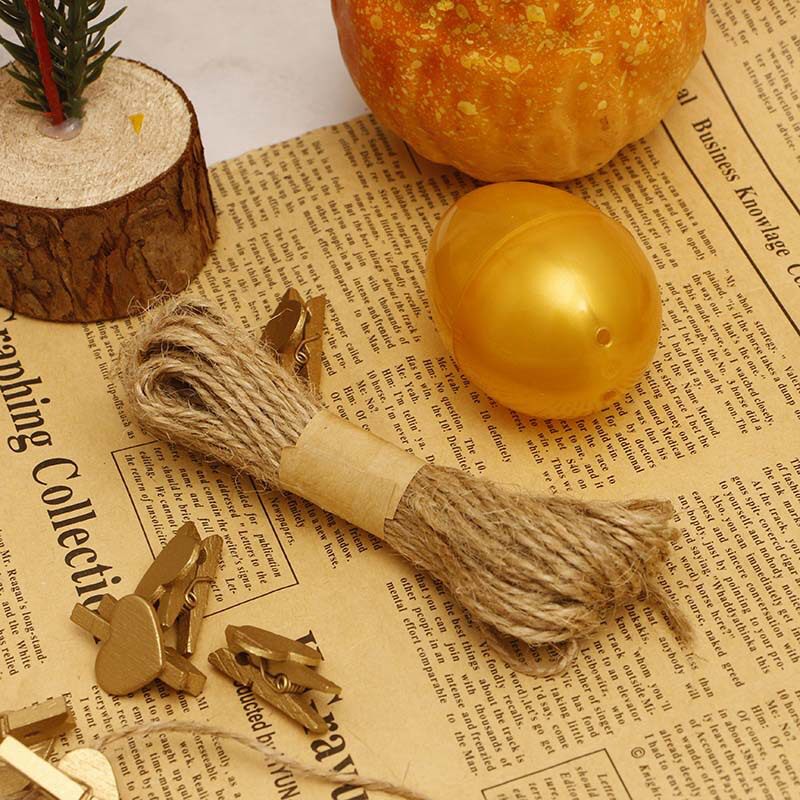 Hemp Rope Retro Handmade DIY Hemp Rope Wholesale Creative DIY Braided Hemp Rope Accessories Jute Rope Binding Rope