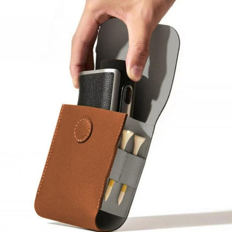 กระเป๋ากอล์ฟ เคสหนังสำหรับเครื่องวัดระยะ อุปกรณ์วัดระยะ กระเป๋าแบบแม่เหล็กดูด กระเป๋าเก็บลูกกอล์ฟ กระเป๋าใส่ลูกกอล์ฟ