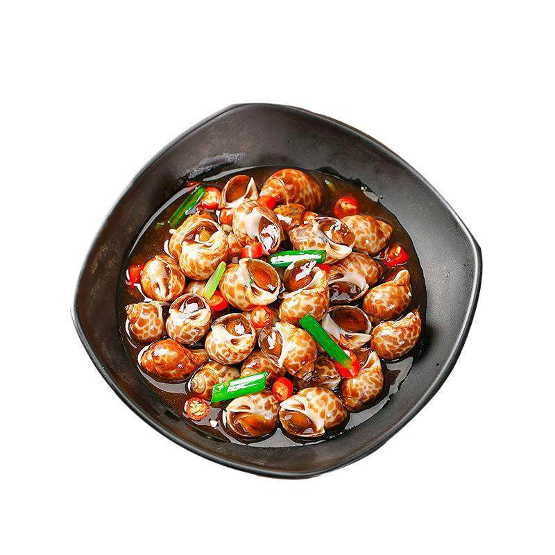 Spicy Flower Snail 400g Ready-To-Eat Seafood Fragrant Snail Dongfeng Snail Marinated Sea Snail Meat Catering Finished Cold Dish for Commercial Use