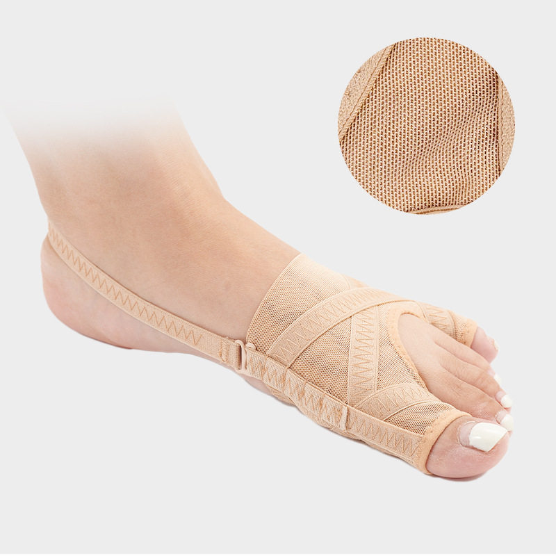 Mesh thumb valgus big toe orthopedic set small toe valgus toe divider day and night shoe toe separator