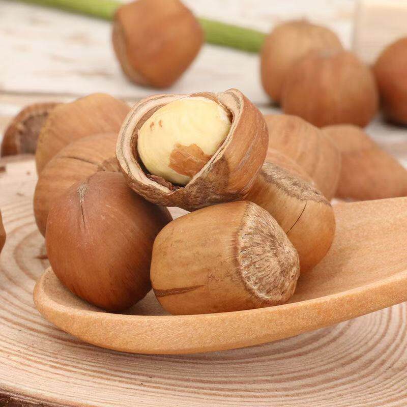 500g of Crispy Hazelnuts with Thin Skins, Original Flavor, Northeast Specialty, Roasted and Hand-Patted Northeastern Hazelnut Nut Snacks