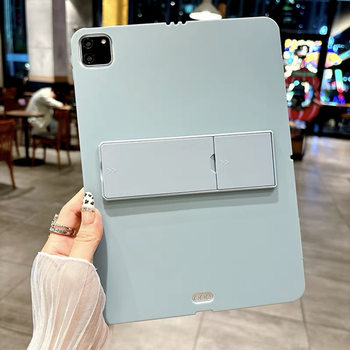 For iPad pro11 protective case Air6/54 silicone skin feeling 10.2 frosted bracket Air13 anti-drop soft case