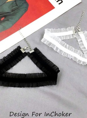 choker颈带蕾丝锁骨链
