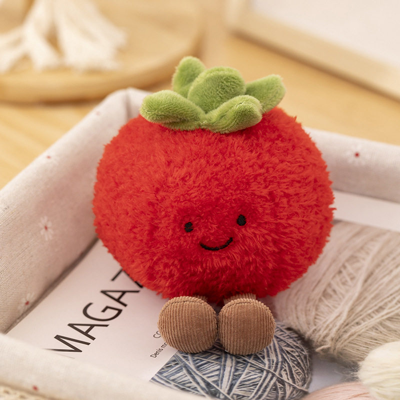 Fun Big Orange, Big Chestnut, Good Persimmon, Peanut Doll, Chestnut, Tomato, Orange, Fruit Plush Toy, Doll