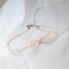 Cross-Border New Jewelry Girl Neckband Pink Heart Pendant Necklace Choker Collar Clavicle Chain Butterfly Necklace