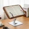 Reading Stand Children's Reading Stand Reading Student Reading Bookshelf Desktop Liftable Rotating Wooden Book Stand