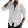Foreign Trade European and American Pure Cotton Pure Color Long-Sleeved Shirt Men's Youth Casual Cardigan Shirt Men's Jacket
